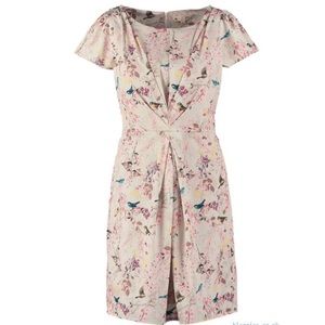 Anthropologie Yumi Easter Bird Print Dress